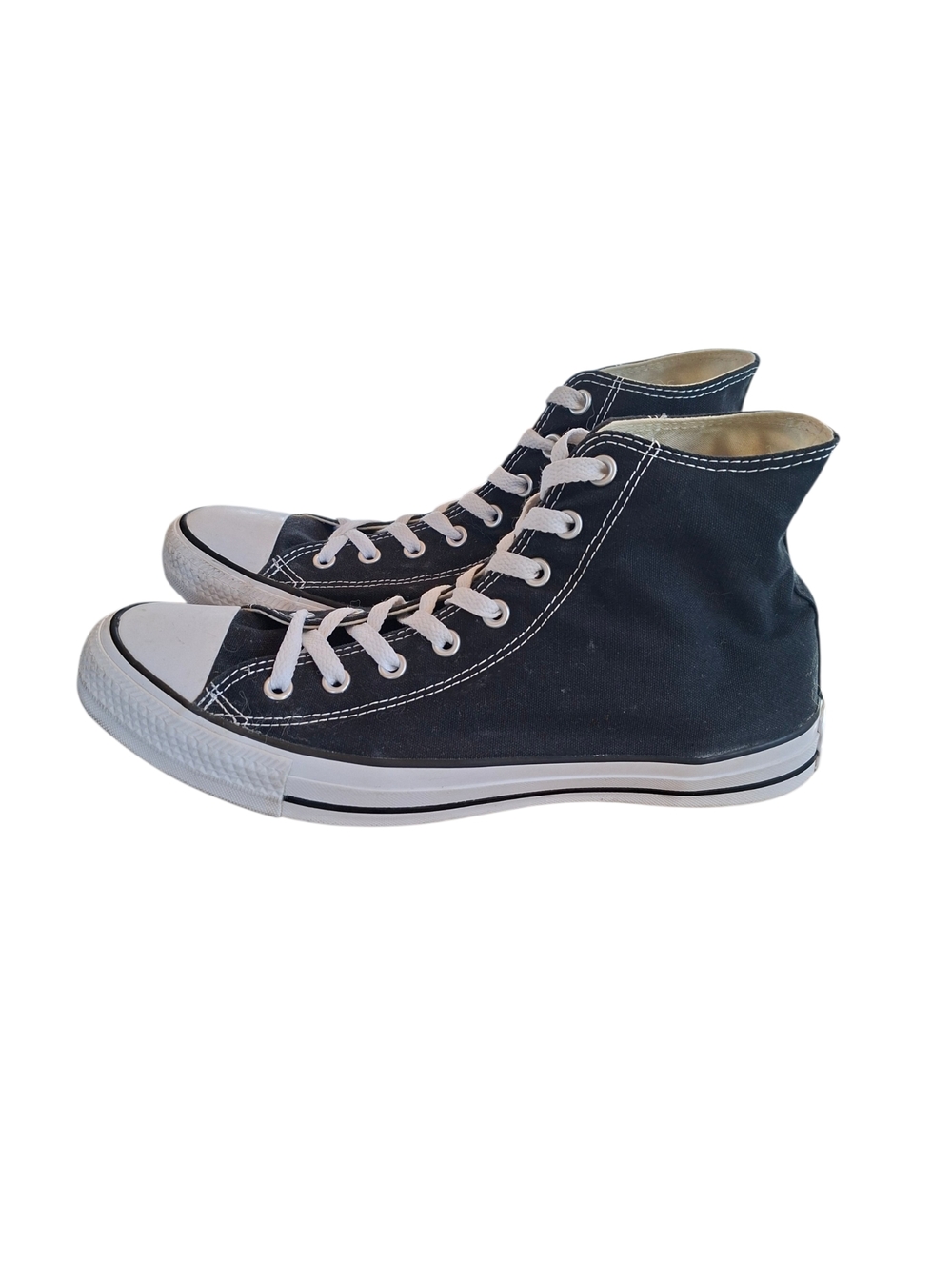 Converse Chuck Taylor All ⭐️ Star Men's High Top Sneakers - Black White Size 12 - Picture 5 of 13